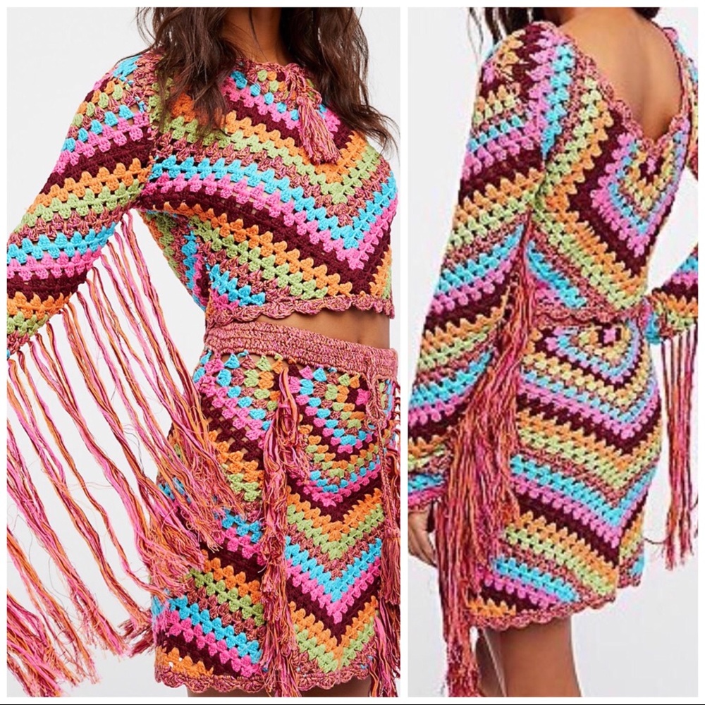 Spell & The Gypsy NWT Joni Crochet Top, M/L